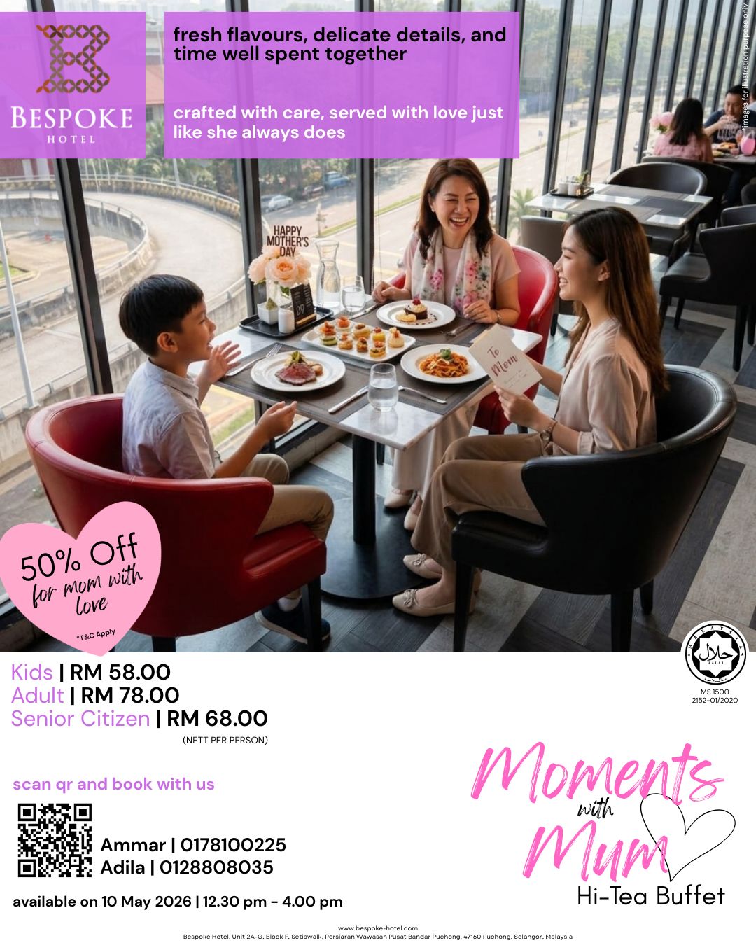 Moments with Mum Hi-Tea Buffet