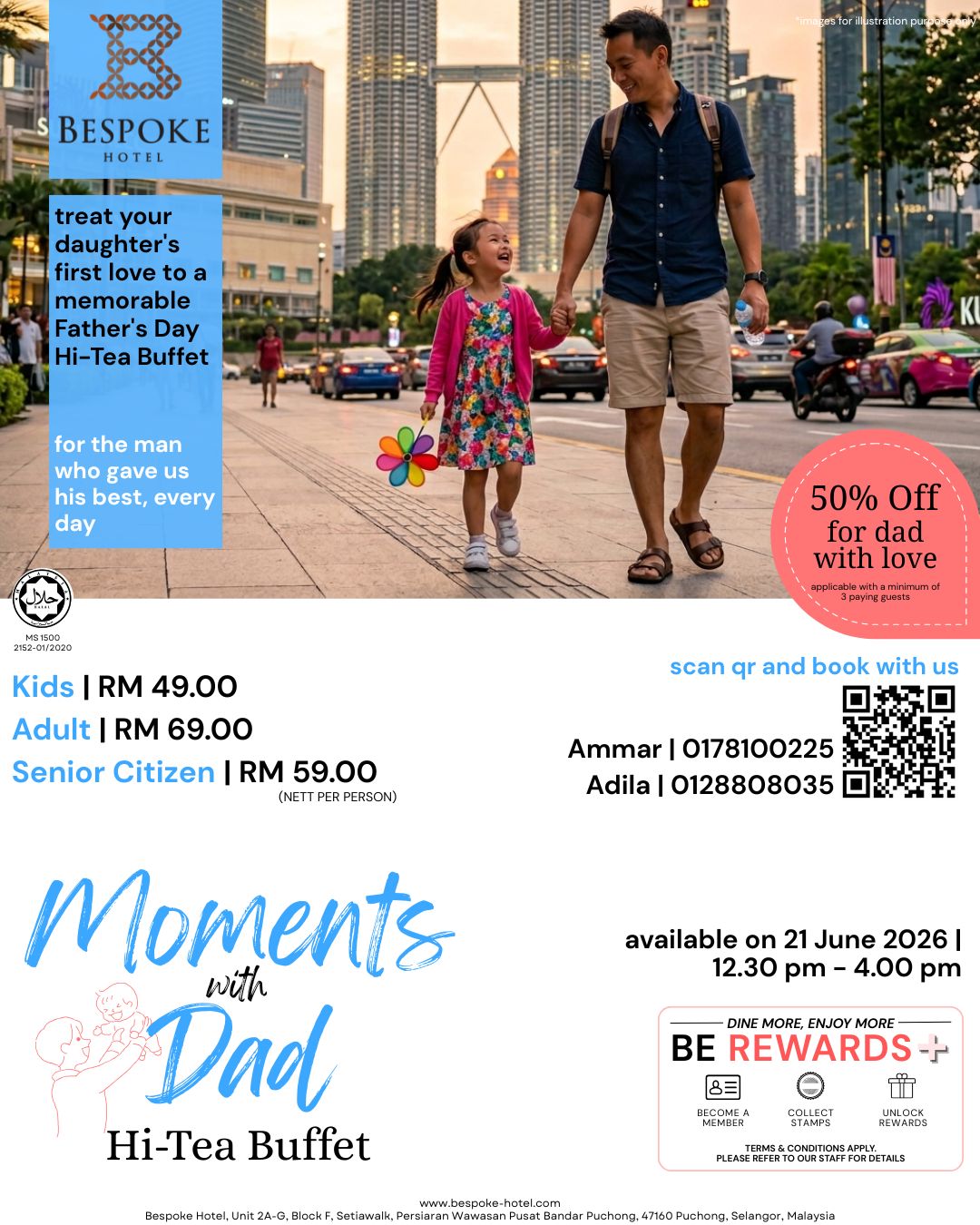 Moments with Dad Hi-Tea Buffet